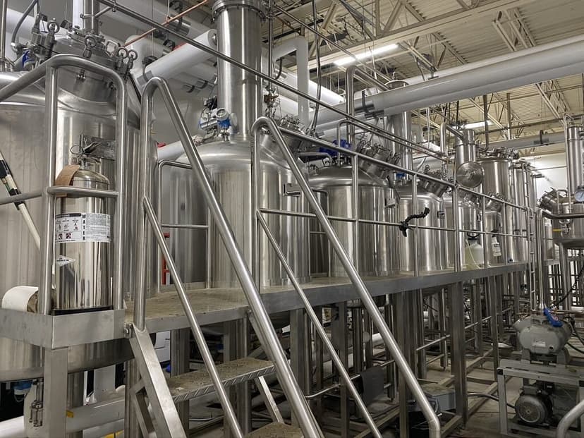 Waseca MN cannabis extraction facility — BSD Labs Rotary Evaporation Room