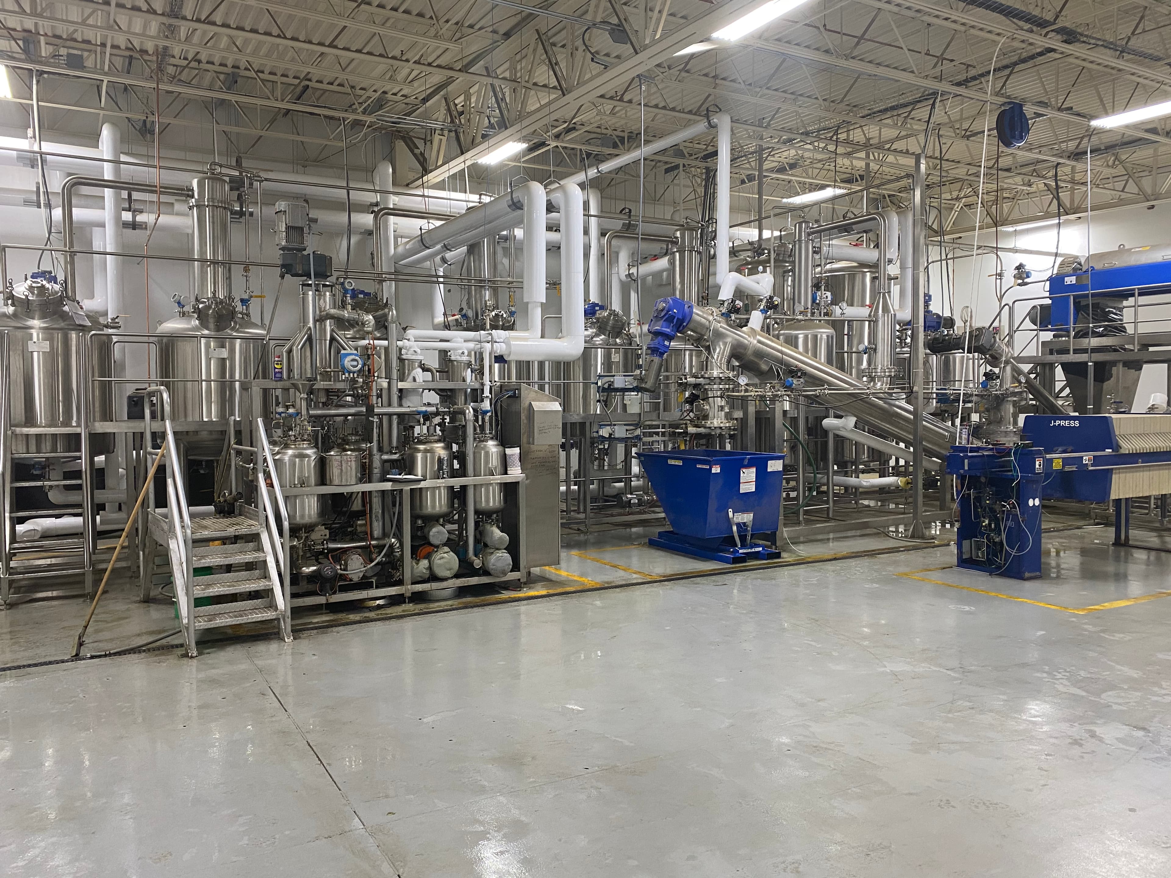 Waseca MN cannabis extraction facility — BSD Labs ethanol extraction equipment