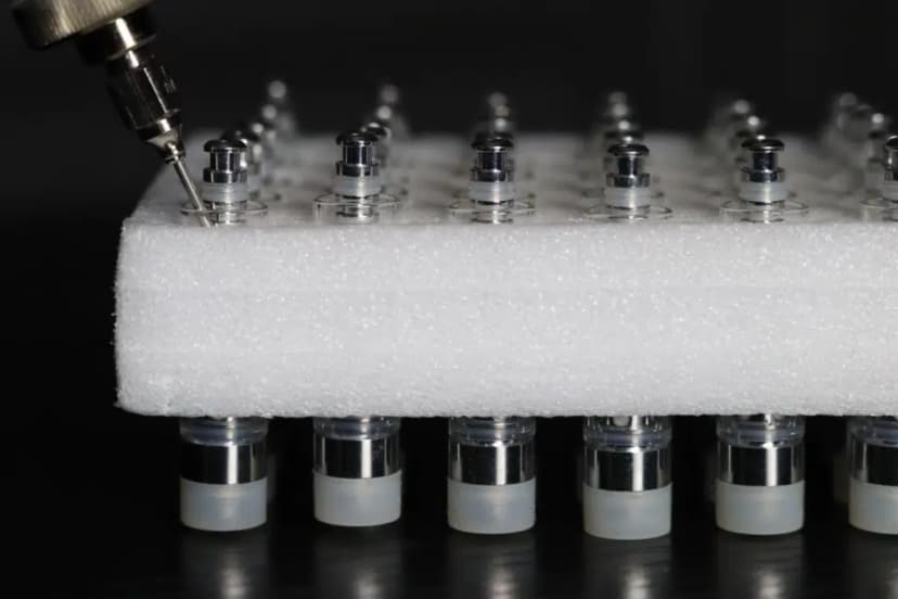 Automated vape cartridge filling machine — cannabis vape manufacturing Minnesota — Waseca MN cannabis extraction facility