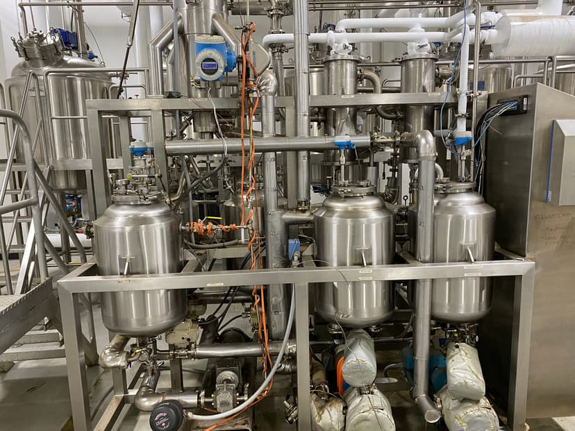 BSD Labs wipe film distillation unit — Waseca MN cannabis extraction facility
